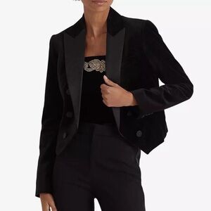 Lauren Ralph Lauren Tuxedo Jacket, Black, Size 14, NWT